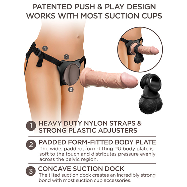 King Cock Elite Deluxe Silicone Body Dock Kit - Image 5