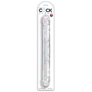 King Cock Clear 18" Double Dildo - Clear