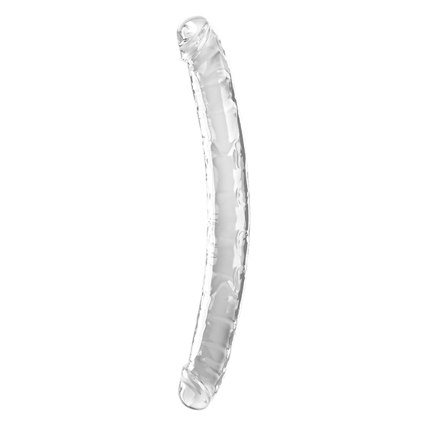 King Cock Clear 18" Double Dildo - Clear - Image 2