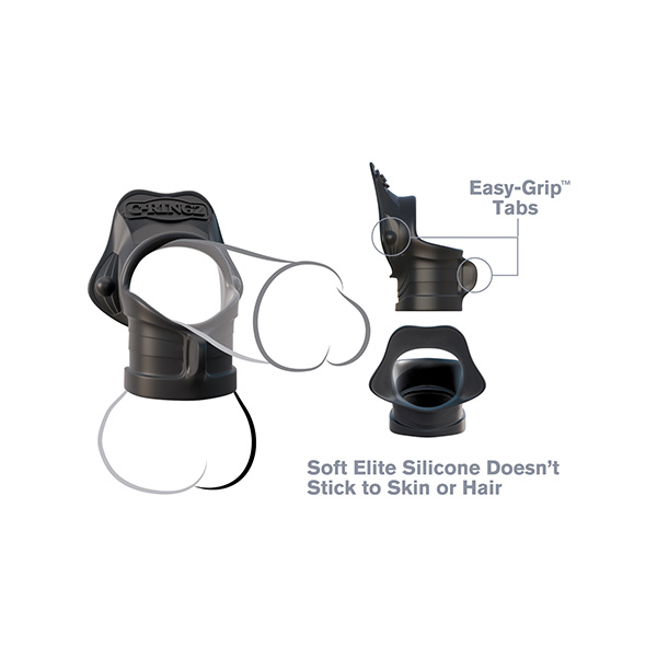 Fantasy C-Ringz Rock Hard Ring & Ball Stretcher - Black - Image 4