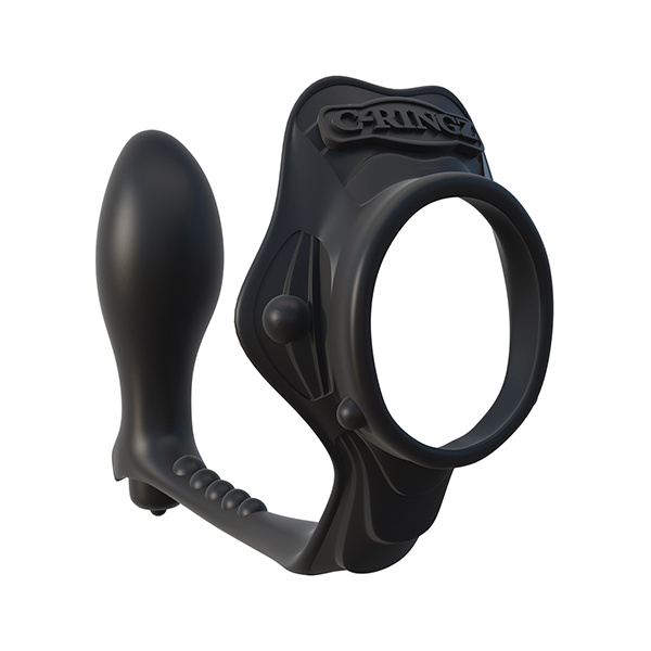 Fantasy C-Ringz Rock Hard Ass-Gasm Vibrating Ring - Black - Image 5