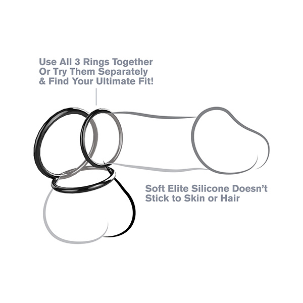 Fantasy C-Ringz Silicone 3-Ring Stamina Set - Image 3