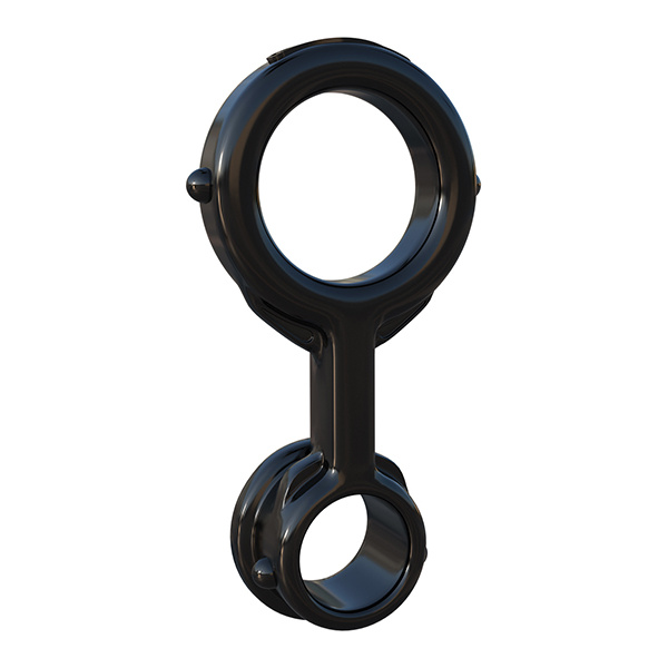Fantasy C Ringz Ironman Duo Ring - Black - Image 3