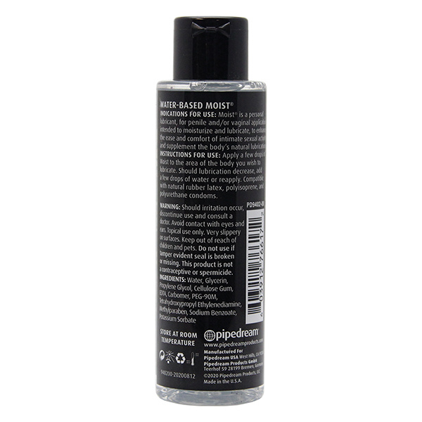 Moist Backdoor Formula Water-Based Personal Lubricant - 4.4oz - Image 2