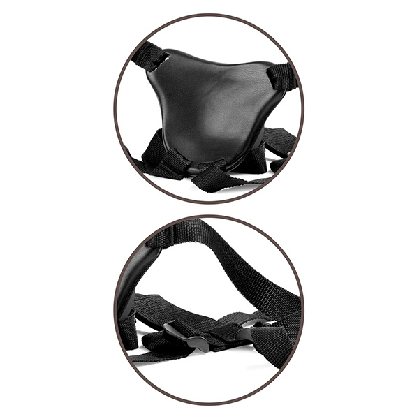 King Cock Elite Comfy Body Dock Strap On Harness - Black - Image 3