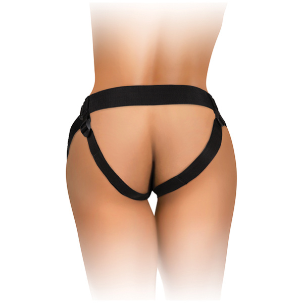 King Cock Elite Comfy Body Dock Strap On Harness - Black - Image 2