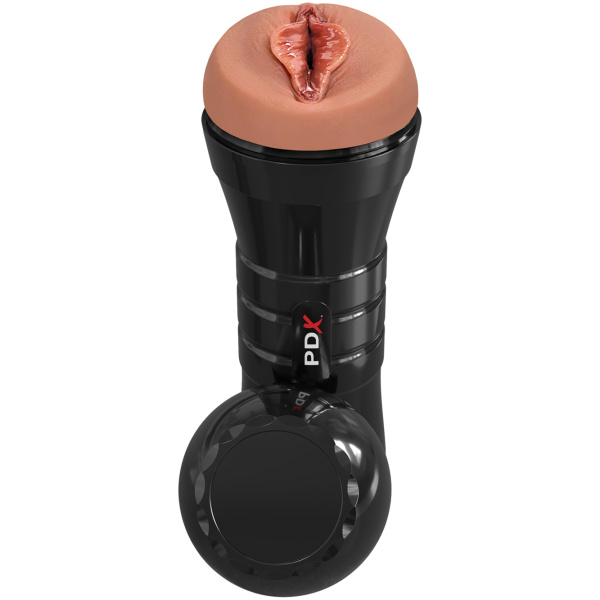 PDX Extreme Wet Pussies Super Luscious Lips XXL Stroker - Brown - Image 3