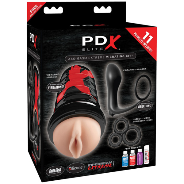 PDX Elite Ass Gasm Vibrating Kit