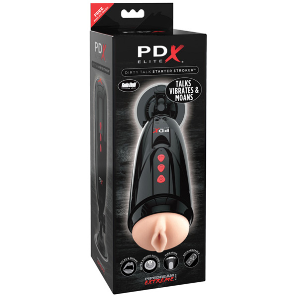 PDX Elite Dirty Talk Starter Stroker