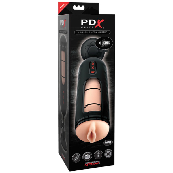 PDX Elite Vibrating Mega Milker Stroker