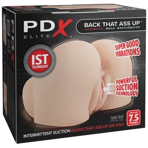 PDX Elite Back That Ass Up Automatic Mega Masturbator - Light