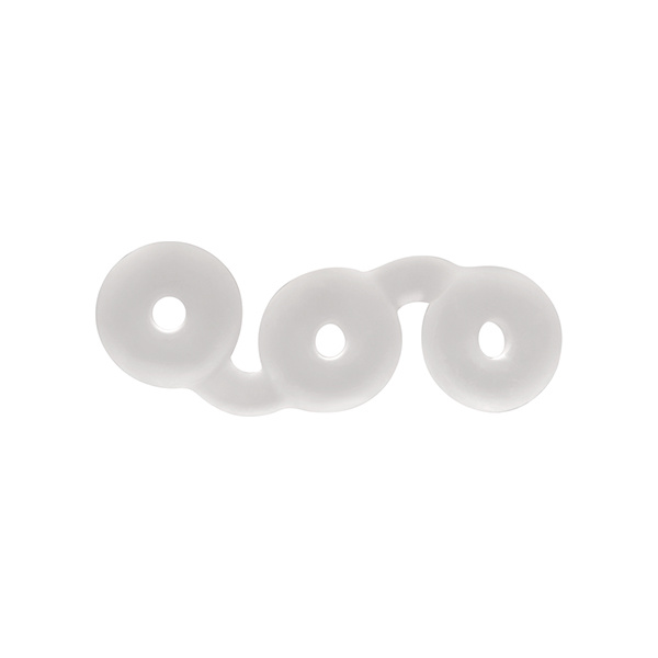 Perfect Fit Triple Donut Ring - Clear - Image 3