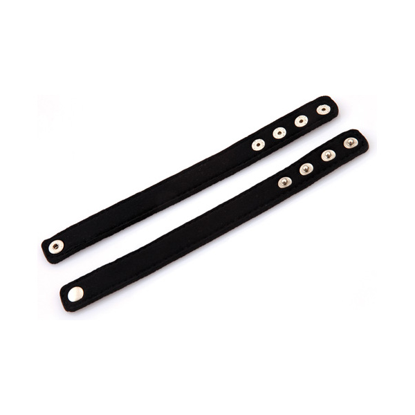 Perfect Fit Neoprene Snap Cock Ring - Black - Image 2