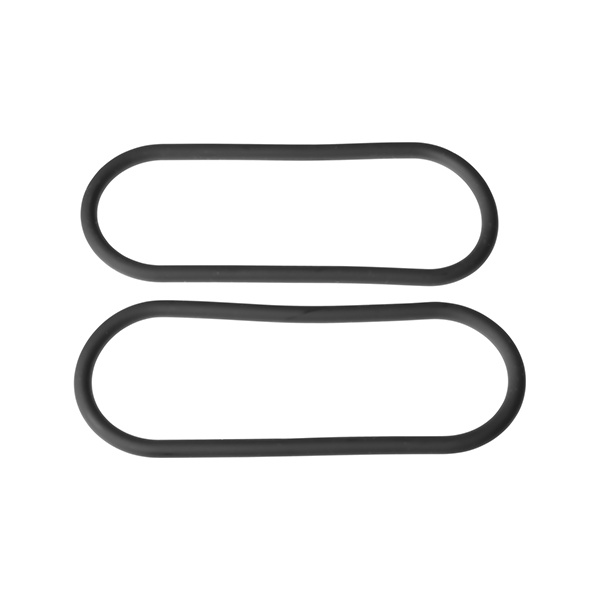 Xplay Gear Silicone 15" Slim Wrap Ring - Black Pack of 2 - Image 2