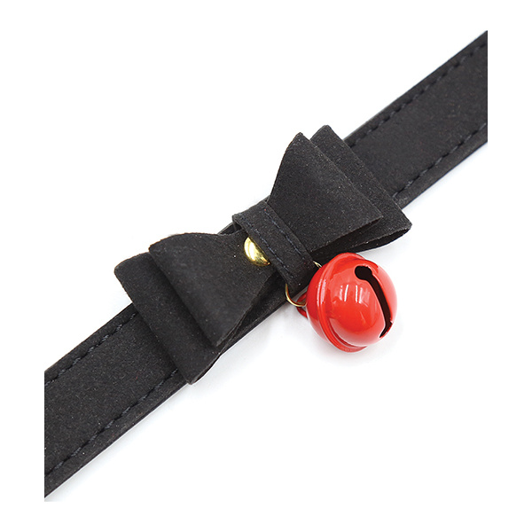 Plesur Cat Bell Bow Tie Collar - Black - Image 4
