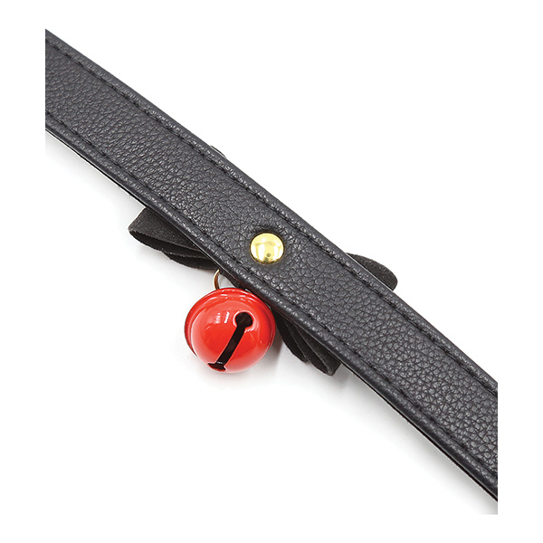 Plesur Cat Bell Bow Tie Collar - Black - Image 2
