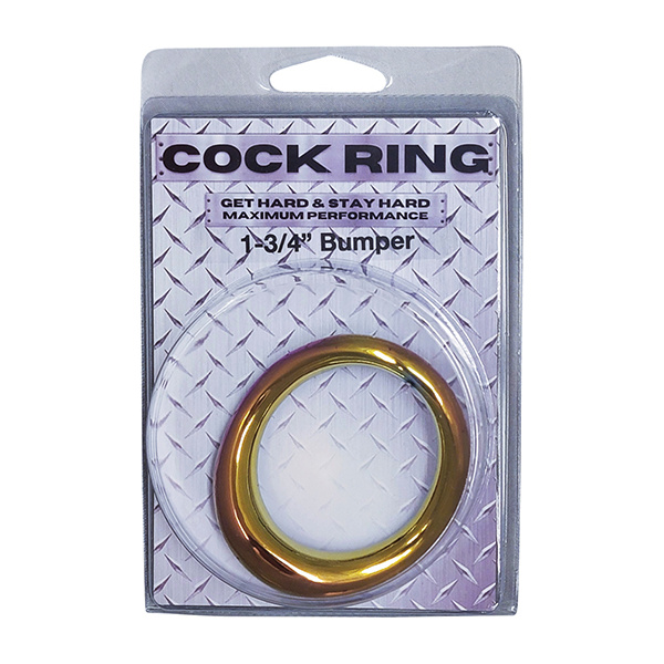 Plesur 1-3-4" Metal Cock Ring - Rainbow - Image 2
