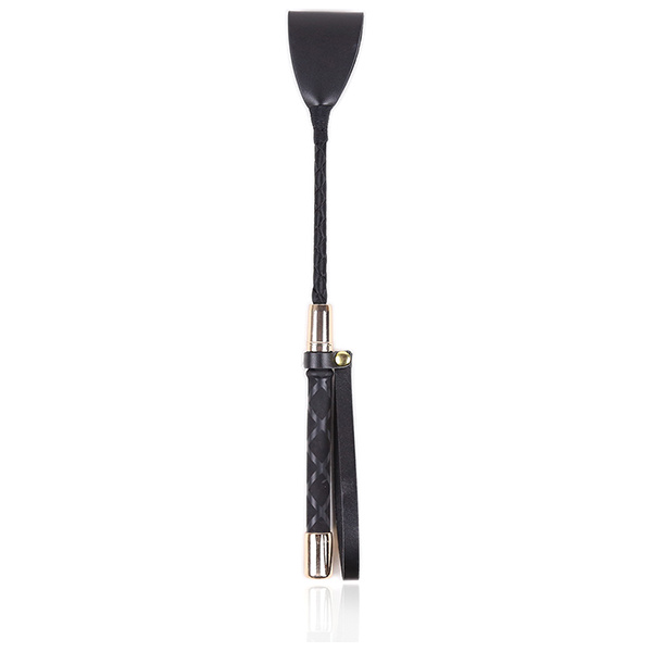 Plesur 12" Riding Crop - Black - Image 2