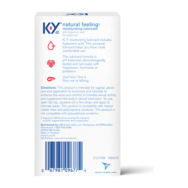 K-y Natural Feeling W/hyaluronic Acid - Image 3