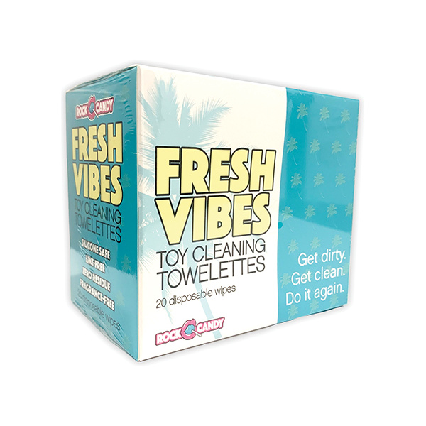 Rock Candy Fresh Vibes Toy Cleaning Towelettes - Box of 20