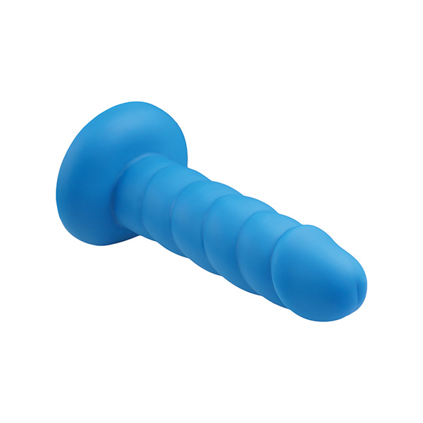 Rock Candy Suga Daddy Silicone Dildo - Blue - Image 4