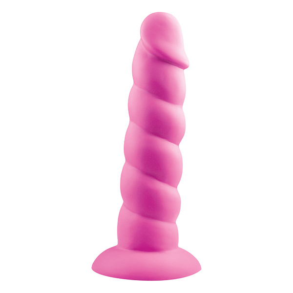 Rock Candy Suga Daddy Silicone Dildo - Pink