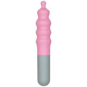 Rock Candy Bubble Gusher Stimulator - Pink-Grey
