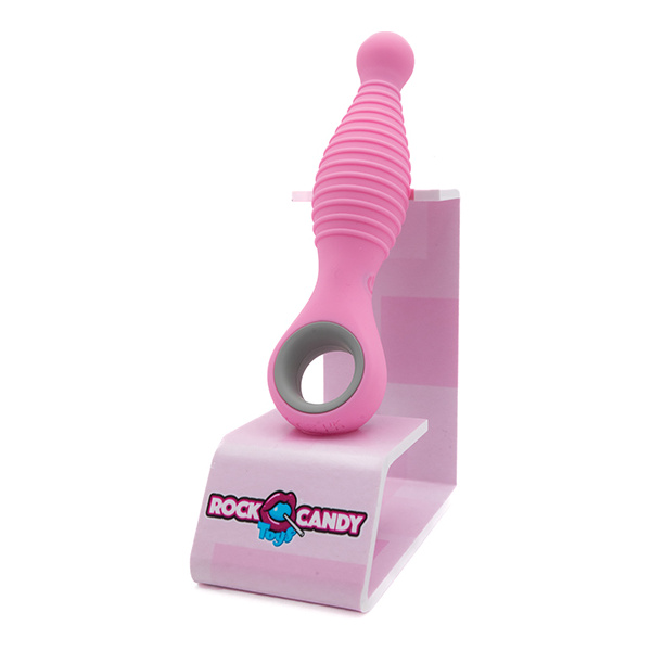 Rock Candy Sweet Cheeks Tapered Anal Vibe - Pink - Image 2