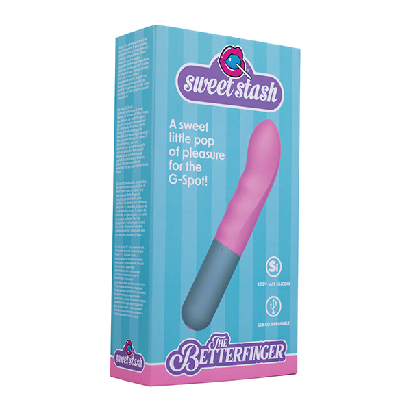 Rock Candy The Betterfinger G-Spot Vibe - Pink-Grey - Image 2