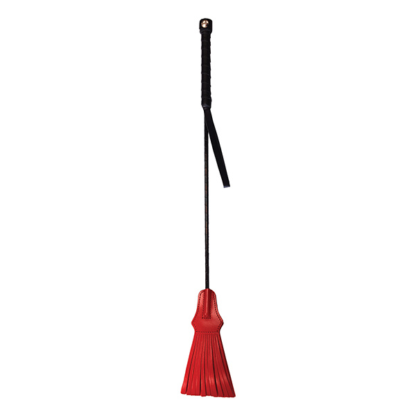 Rouge Tasseled Riding Crop - Red