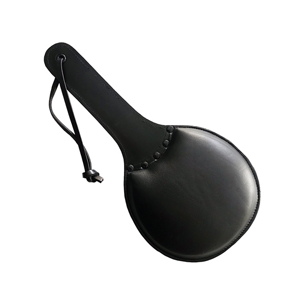 Rouge Leather Padded Ping Pong Paddle - Black - Image 2