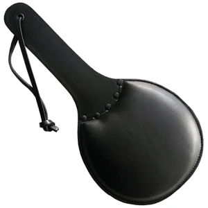 Rouge Leather Padded Ping Pong Paddle - Black
