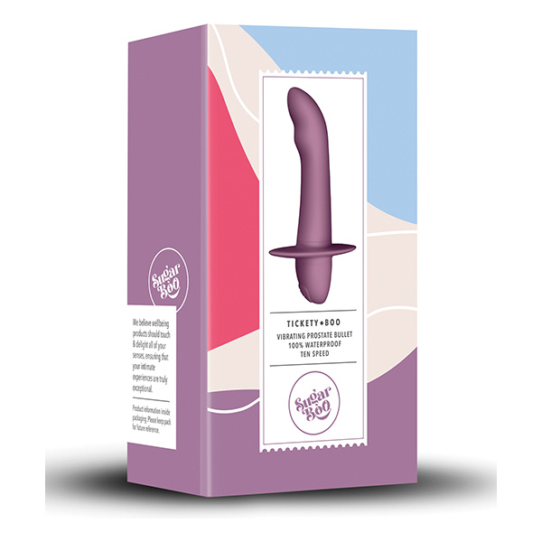 SugarBoo Tickety Boo Vibrating Prostate Bullet - Mauve