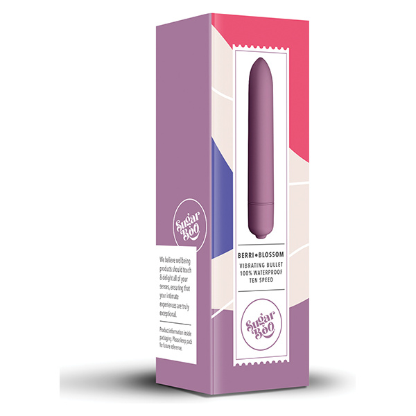 SugarBoo Berri Blossom Vibrating Bullet - Mauve