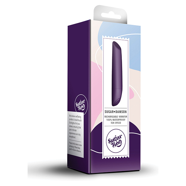 SugarBoo Sugar Damson Rechargeable Vibrator - Damson