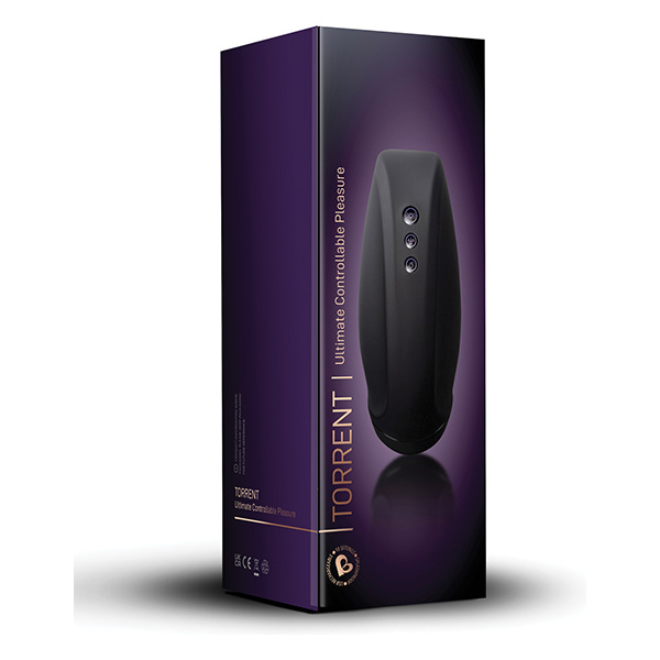 Rocks Off Torrent Rechargeable Stroker - Black