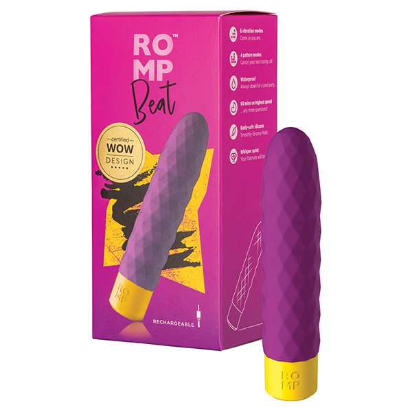 ROMP Beat Bullet Vibrator - Purple