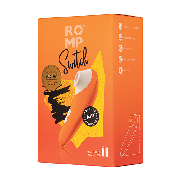 ROMP Switch X Clitoral Vibrator - Orange