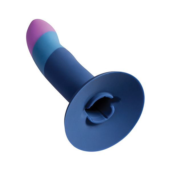 ROMP Piccolo 3 Color 5.5" Dildo Pegging Kit - Blue - Image 2