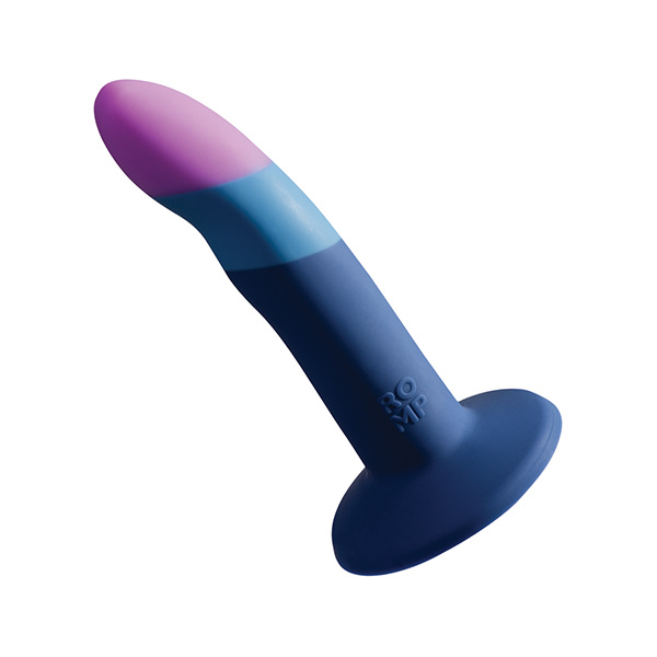 ROMP Piccolo 3 Color 5.5" Dildo Pegging Kit - Blue - Image 4