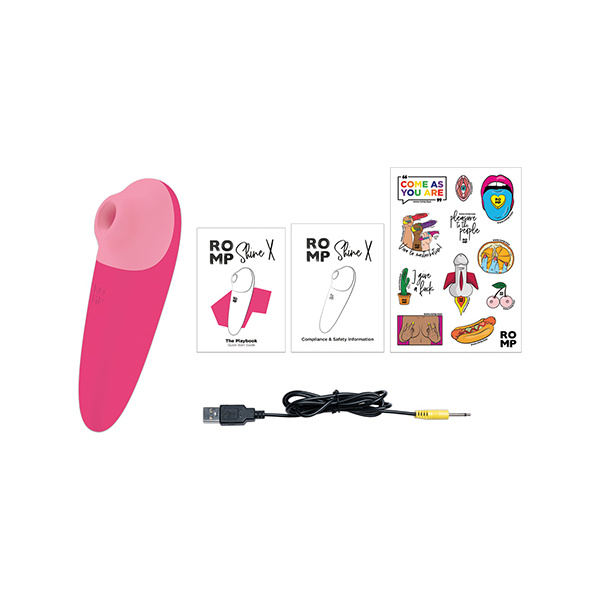 ROMP Shine X Clitoral Vibrator - Pink - Image 3