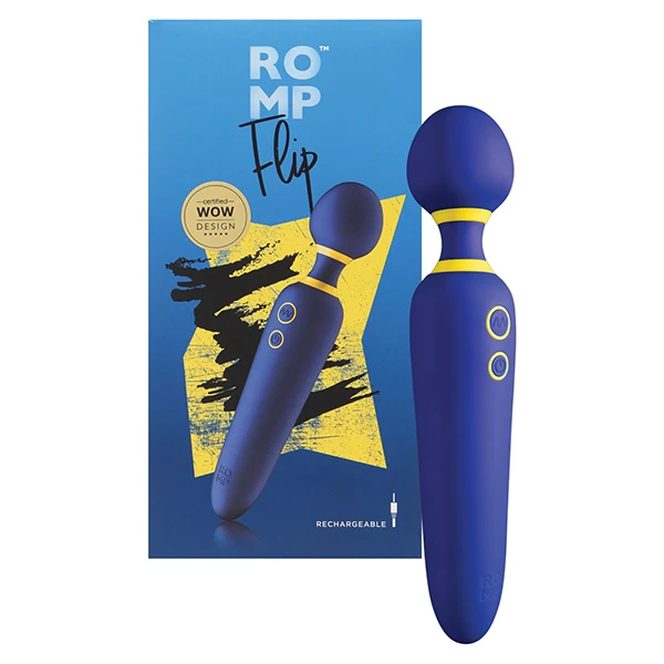 ROMP Flip Wand Massager - Blue