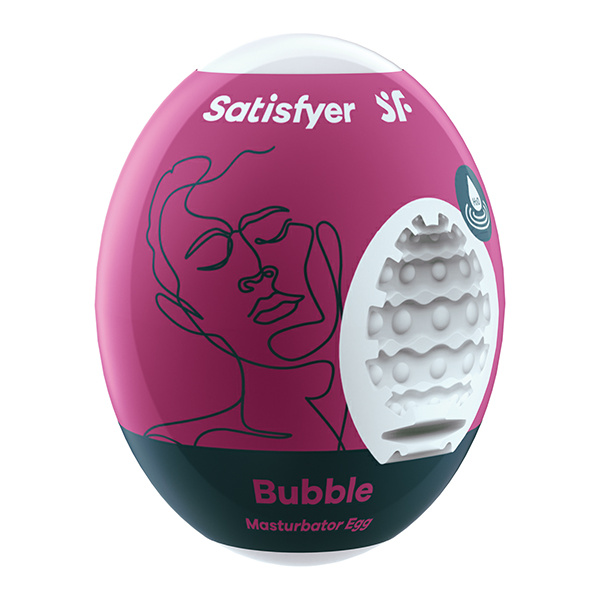 Satisfyer Masturbator Egg Bubble - Violet