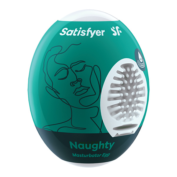 Satisfyer Masturbator Egg Naughty - Dark Green