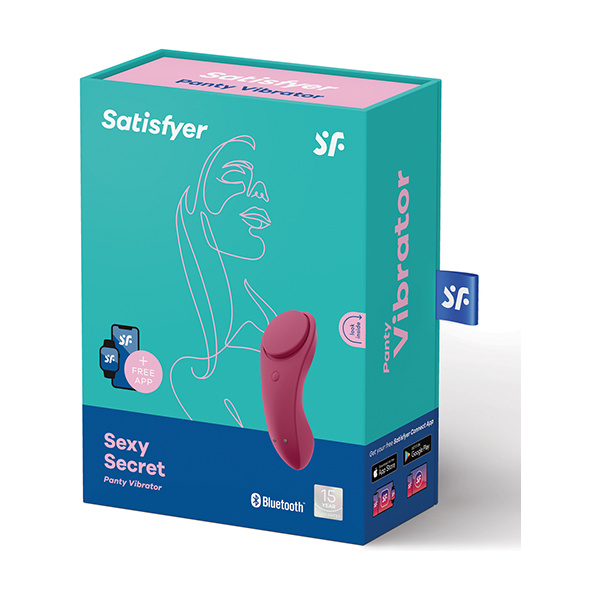 Satisfyer Sexy Secret Panty Vibrator - Red Wine - Image 5