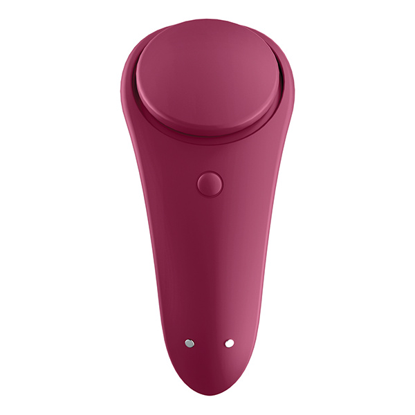 Satisfyer Sexy Secret Panty Vibrator - Red Wine - Image 2