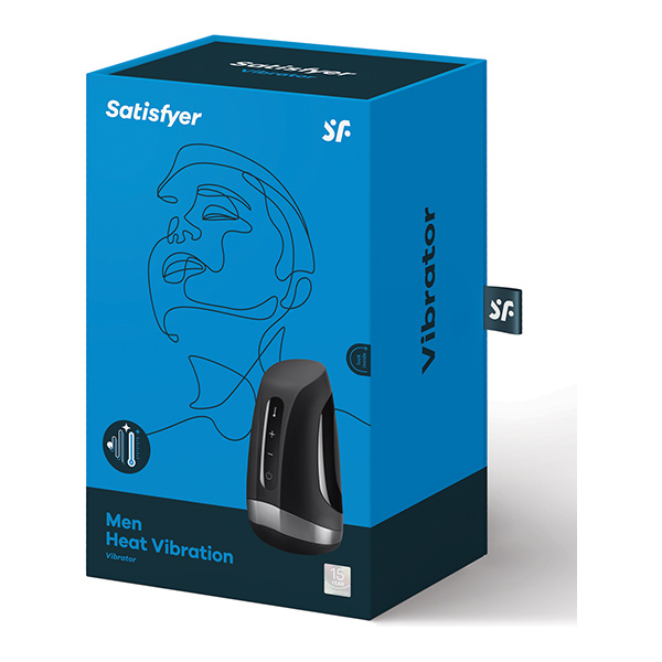 Satisfyer Men Heat Vibration - Black - Image 4