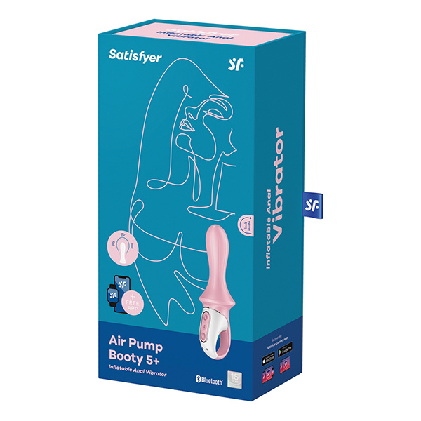 Satisfyer Air Pump Booty 5+ - Red - Image 5