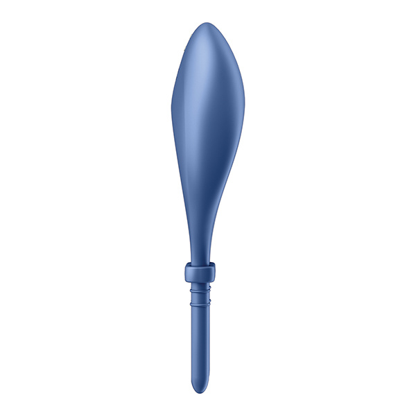 Satisfyer Bullseye Ring Vibrator - Blue - Image 5