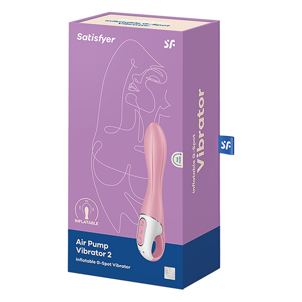 Satisfyer Air Pump Vibrator 2 - Light Red - Image 5